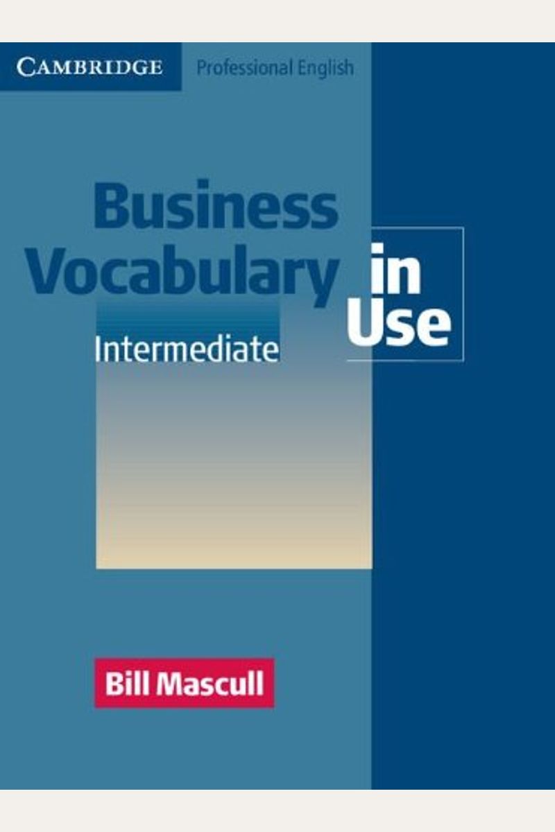 Book　Use,　Intermediate　In　Bill　Business　Buy　By:　Vocabulary　Mascull