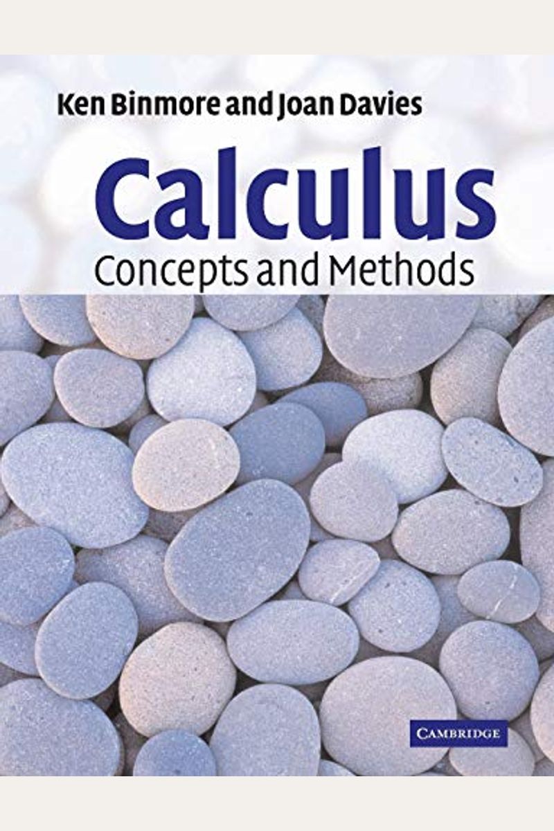 Calculus Concepts And Methods