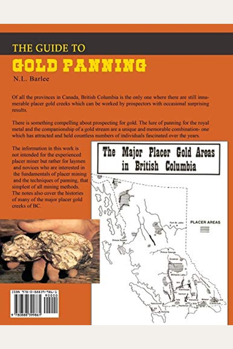 Buy The Guide To Gold Panning Book By Bill Barlee