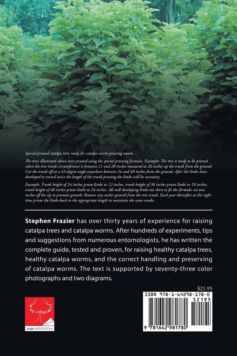 Buy How To Raise And Preserve Catalpa Worms Book By Stephen Frazier