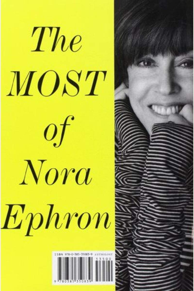 Buy The Most Of Nora Ephron Book By Nora Ephron 