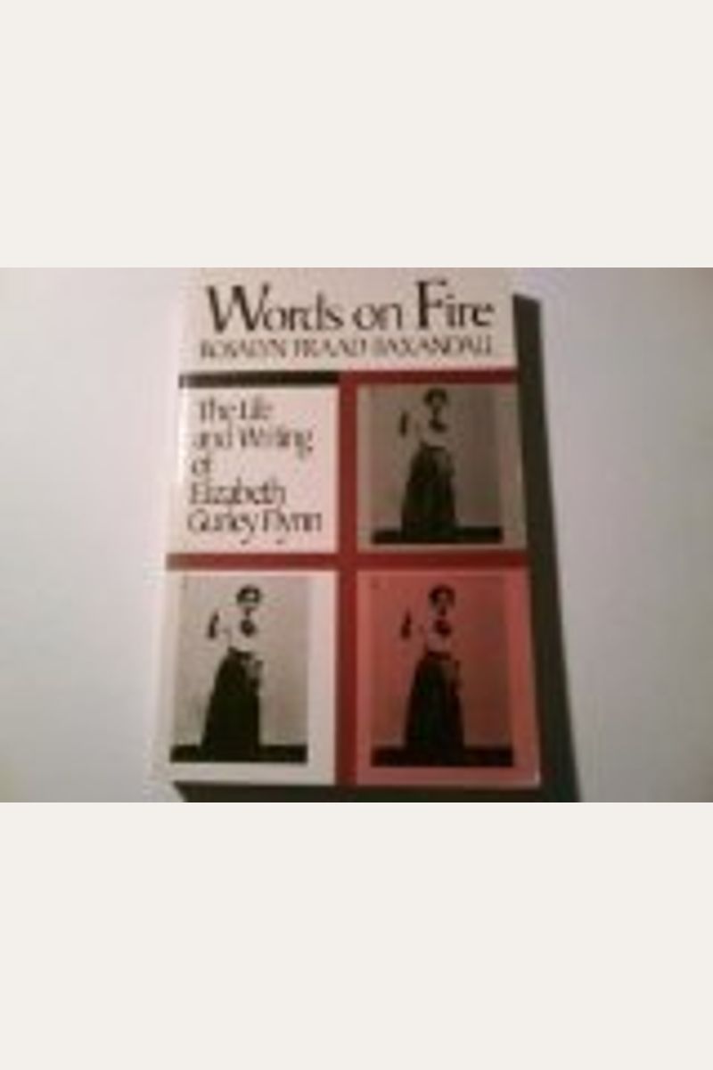 Buy Words On Fire Book By: Rosalyn Baxandall