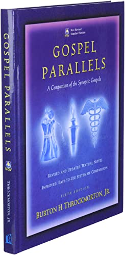 Buy Gospel Parallels, Nrsv Edition: A Comparison Of The Synoptic ...